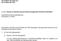 CDU-FDP-NRW-Klimagesetz